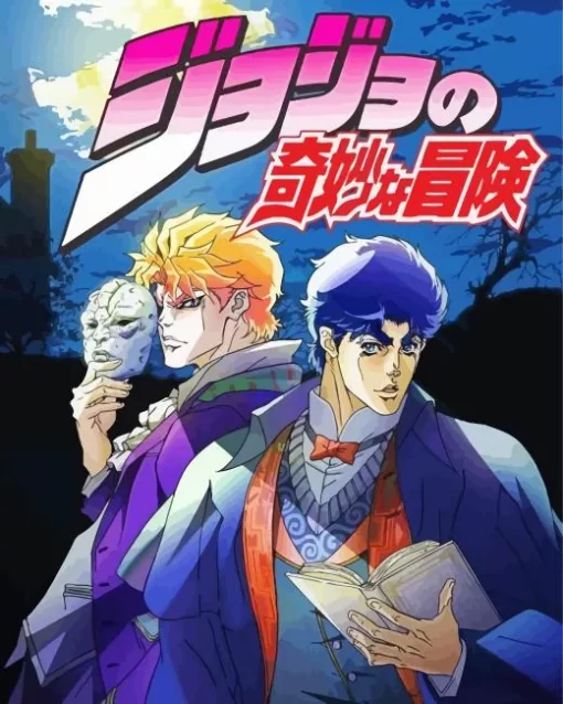 JoJos Bizarre Adventure Manga Poster Diamond By Numbers