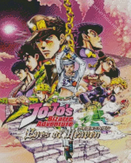 JoJos Bizarre Adventure Manga Serie Diamond With Numbers