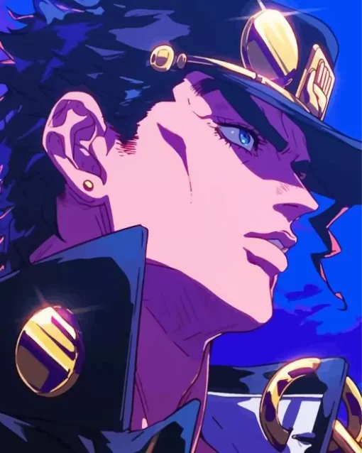 Jojos Bizarre Adventure Jotaro Kujo Diamond By Numbers