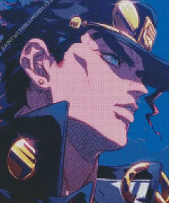 Jojos Bizarre Adventure Jotaro Kujo Diamond With Numbers