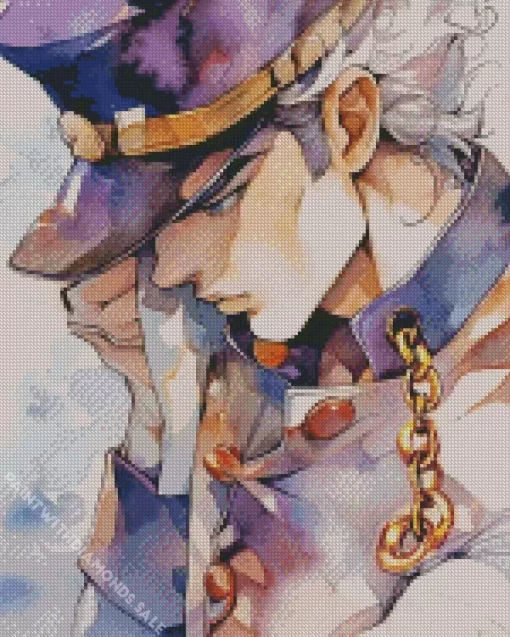 Jojos Bizarre Adventure Jotaro8 Diamond With Numbers