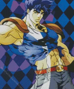 Jonathan Joestar Diamond With Numbers