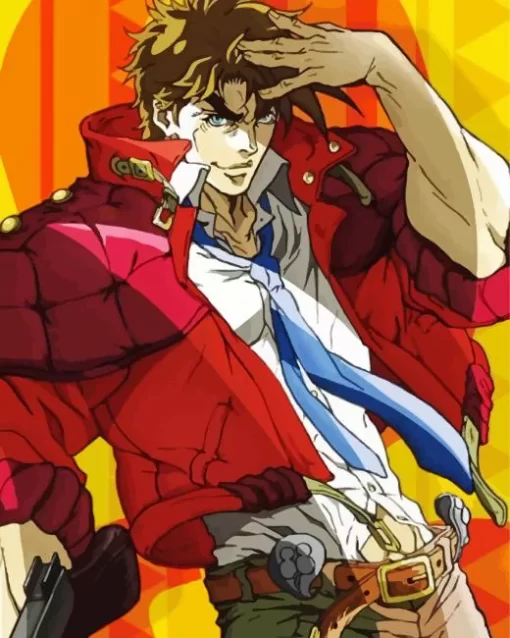 Joseph Joestar Jojos bizarre adventure Diamond By Numbers