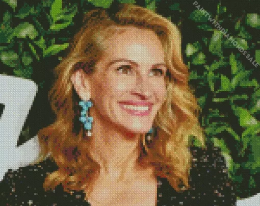 Julia Roberts Smiling Diamond Painting