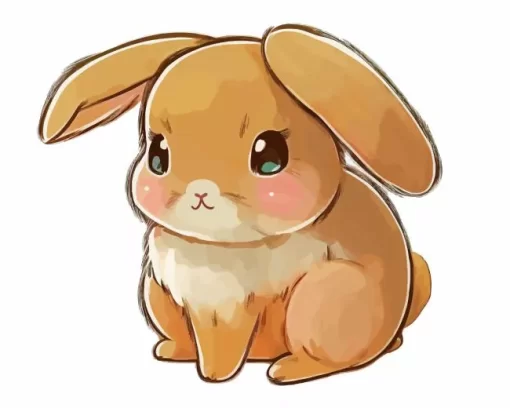 Kawaii Bunny Diamond Painting