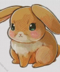 Kawaii Bunny Diamond Painting