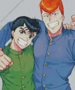 Kazuma Kuwabara With Yusuke Urameshi Diamond Dotz