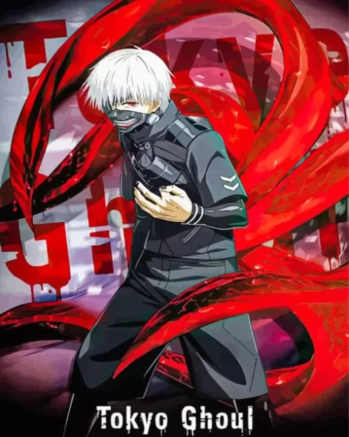 Ken Kaneki Tokyo Ghoul Diamond Paintings