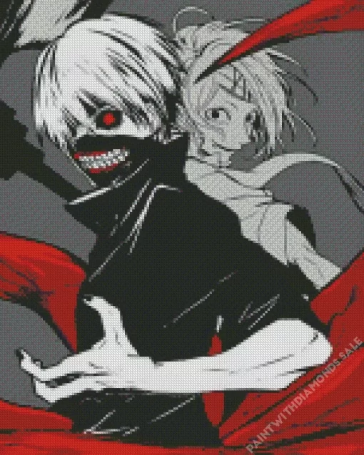 Ken Kaneki and Juuzou Suzuya Diamond Dotz