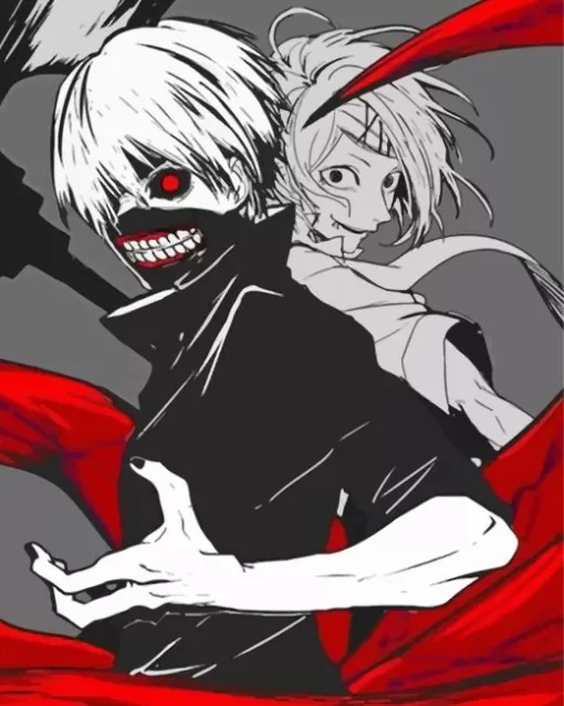 Ken Kaneki and Juuzou Suzuya Diamond Paintings