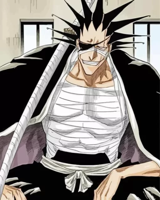 Kenpachi Zaraki Bleach Anime Diamond Paintings