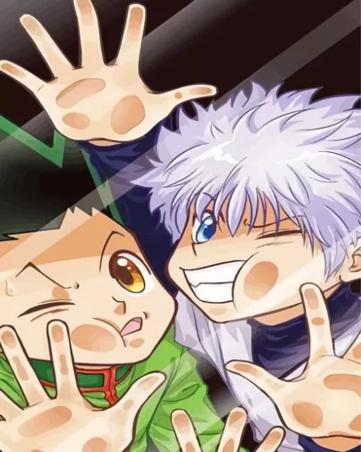 Killua Zoldyck And Gon Freecss Diamond Paints