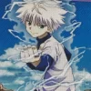 Killua Zoldyck Hunter x Hunter Diamond With Numbers