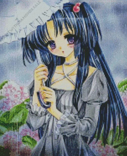 Kotomi Ichinose Clannad Anime Diamond Paints