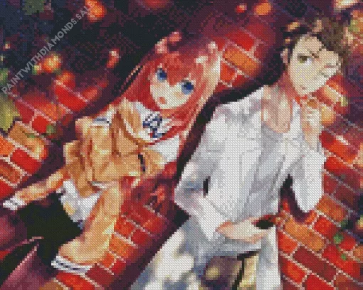 Kurisu Makise With Rintaro Diamond Dotz