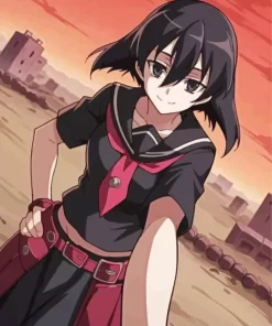 Kurome Akame Ga Kill Diamond By Numbers