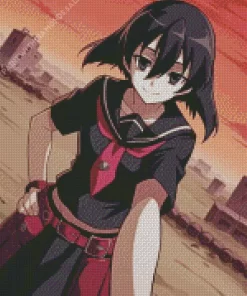 Kurome Akame Ga Kill Diamond Paints