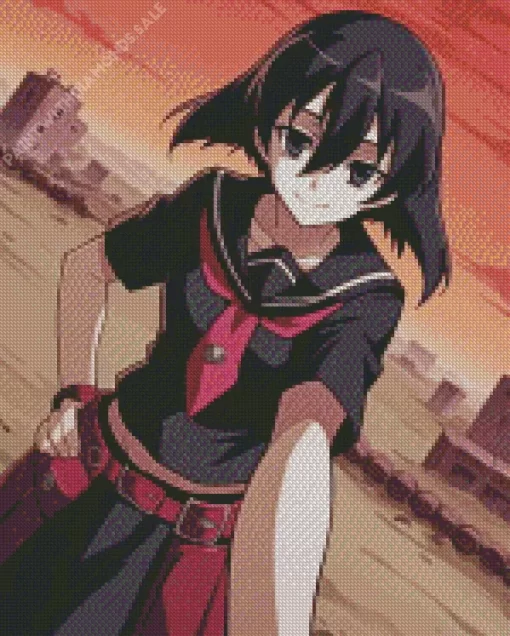 Kurome Akame Ga Kill Diamond Paints