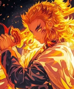 Kyojuro Rengoku Diamond Paints