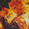 Kyojuro Rengoku Diamonds By Numbers