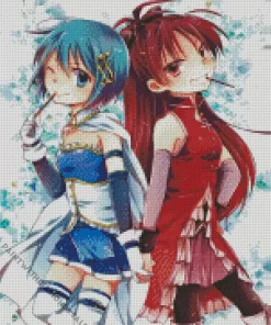 Kyoko Sakura With Sayaka Diamond Dotz