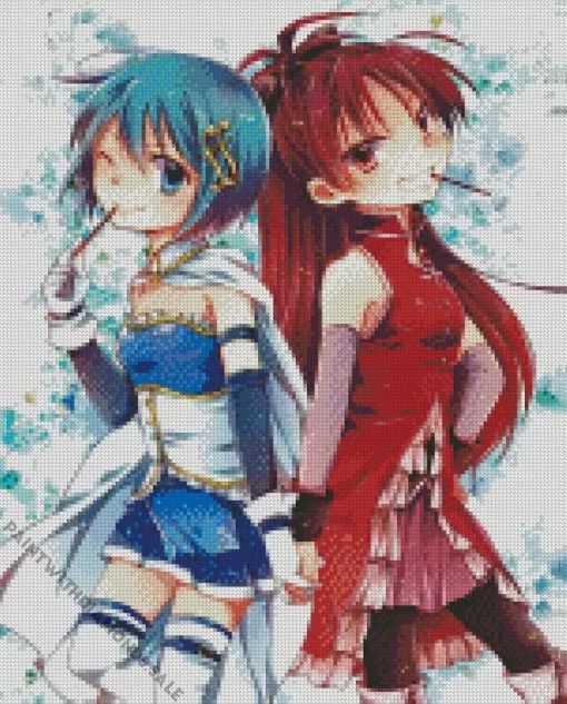 Kyoko Sakura With Sayaka Diamond Dotz