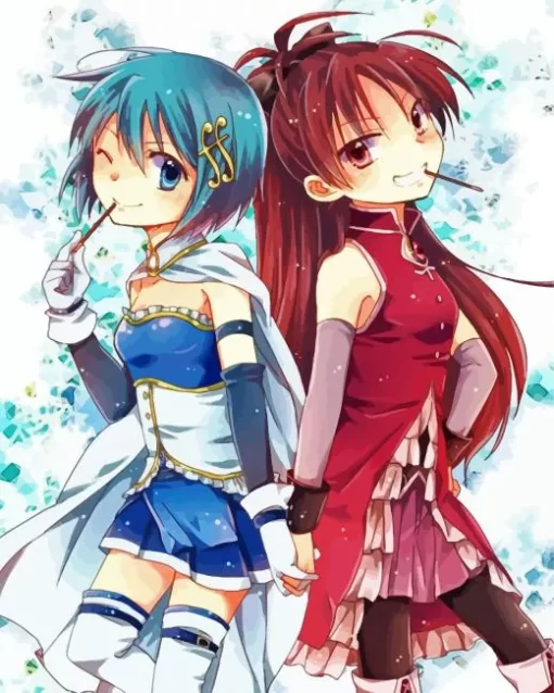 Kyoko Sakura With Sayaka Diamond Paintings