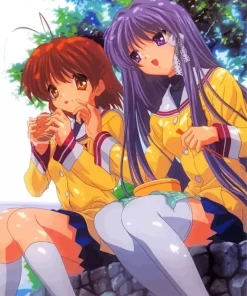 Kyou Fujibayashi And Nagisa Furukawa Diamond By Numbers