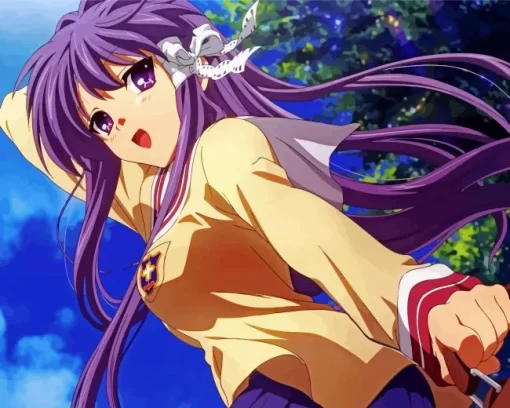 Kyou Fujibayashi Clannad Diamond By Numbers