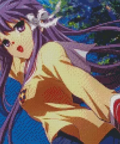 Kyou Fujibayashi Clannad Diamond Paints