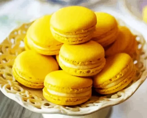 Lemon Macarons Diamond Painting