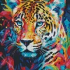 Leopard Colorful Diamond Painting