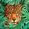 Leopard In The Jungle Diamond Painting