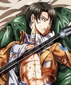 Levi Attack On Titan Anime Diamond Paints