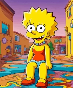 Lisa Simpson Diamond Painting