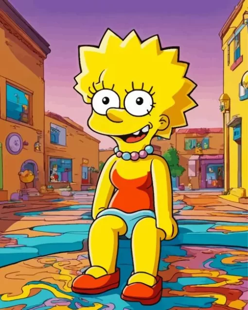 Lisa Simpson Diamond Painting