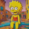 Lisa Simpson Diamond Painting