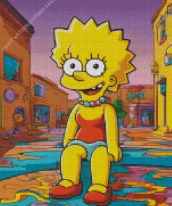 Lisa Simpson Diamond Painting