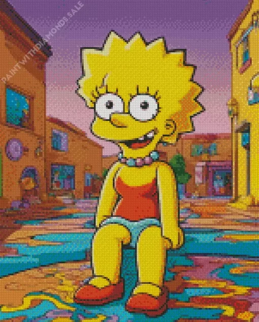 Lisa Simpson Diamond Painting