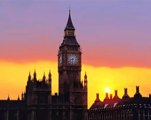 London Sunset Diamond Painting