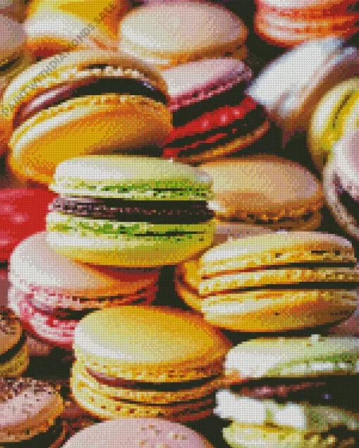 Macaron Cookies Diamond Painting