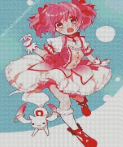 Madoka Kaname anime girl Diamond Dotz