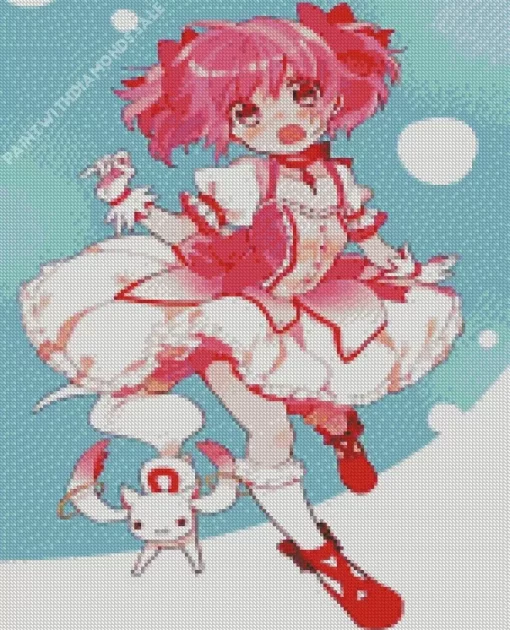 Madoka Kaname anime girl Diamond Dotz