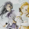 Mami Tomoe And Homura Akemi Diamond Paintings