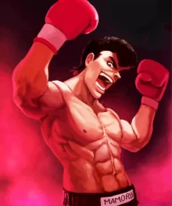 Mamoru Takamura Boxer Diamond With Numbers