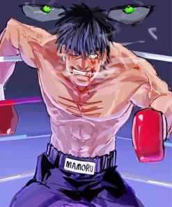 Mamoru Takamura Hajime No Ippo Diamond With Numbers