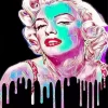 Marilyn Monroe Abstract Diamond Painting