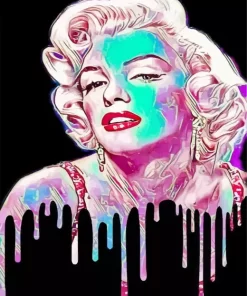 Marilyn Monroe Abstract Diamond Painting