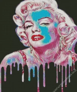 Marilyn Monroe Abstract Diamond Painting