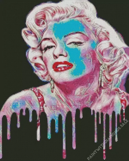 Marilyn Monroe Abstract Diamond Painting